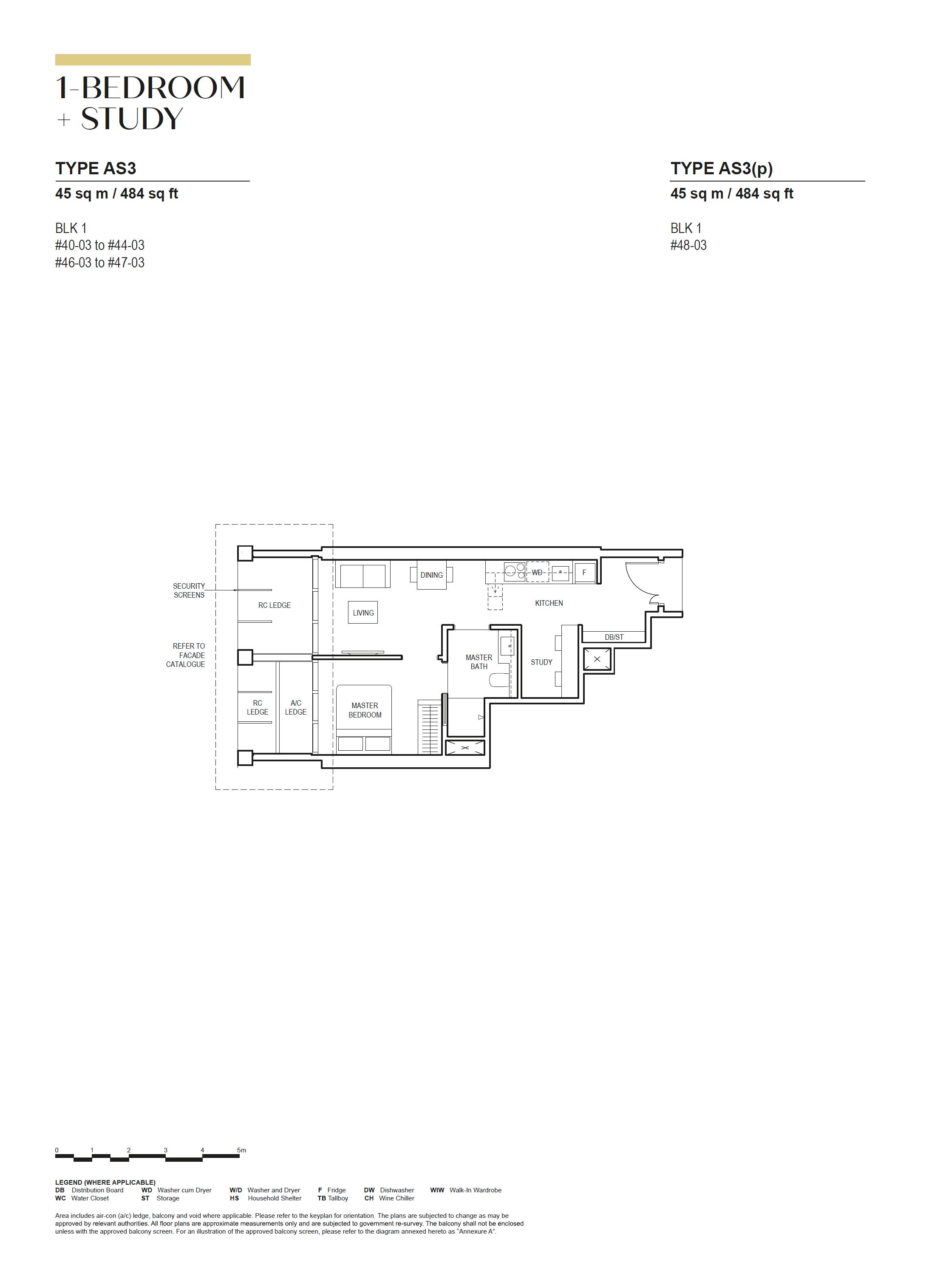Canninghill Piers 1 Bedroom Floor Plan 12
