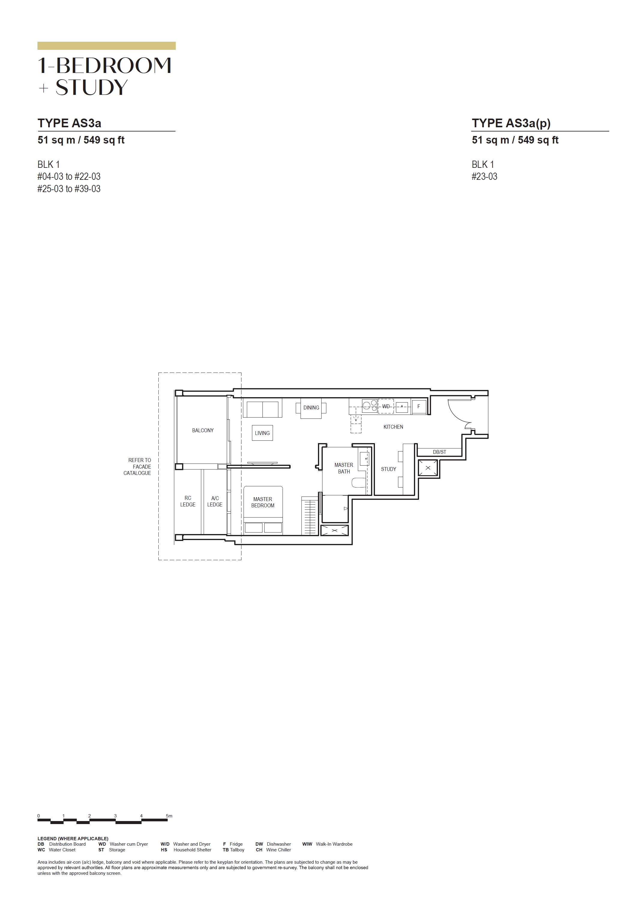 Canninghill Piers 1 Bedroom Floor Plan 15