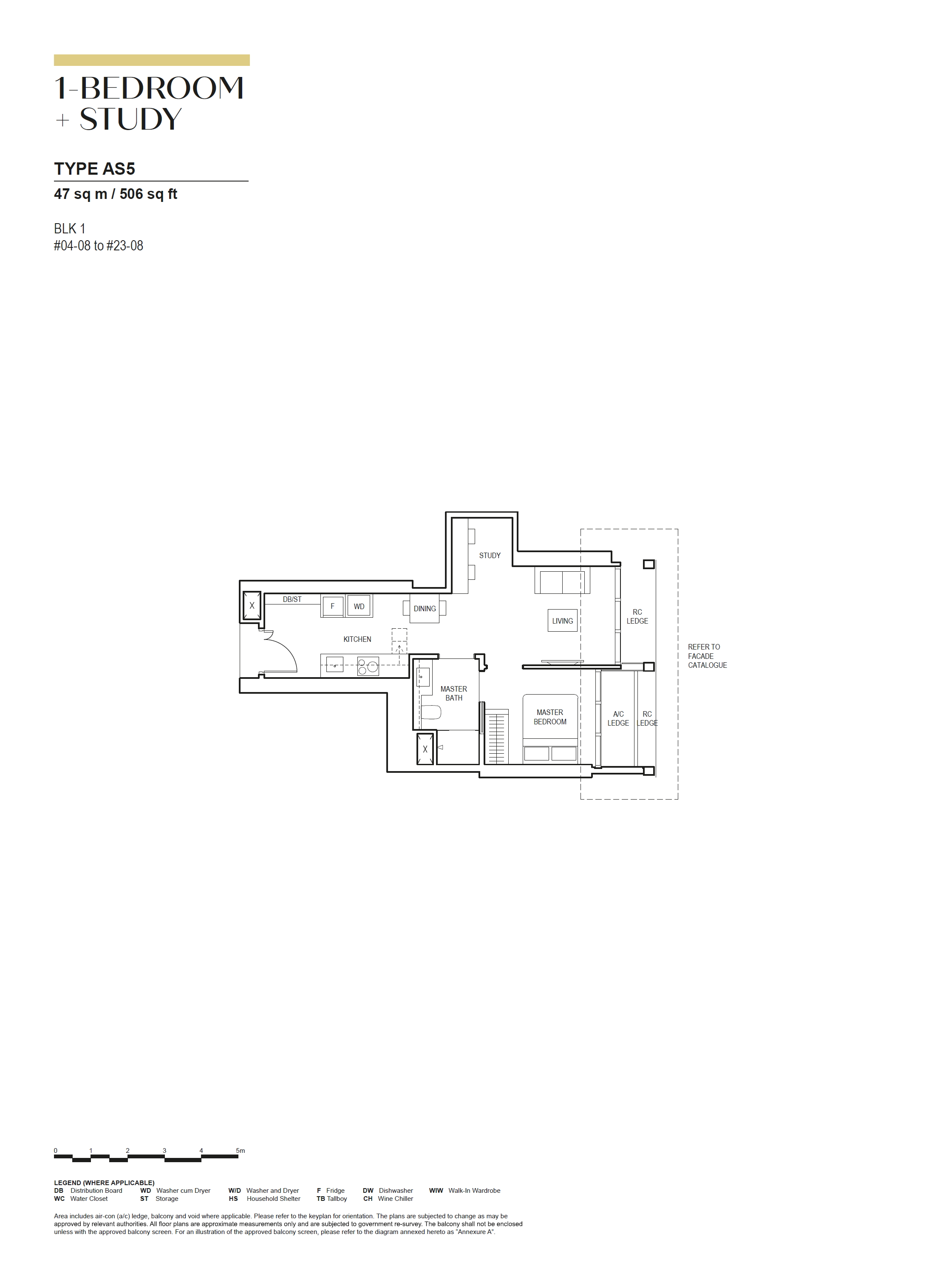 Canninghill Piers 1 Bedroom Floor Plan 18