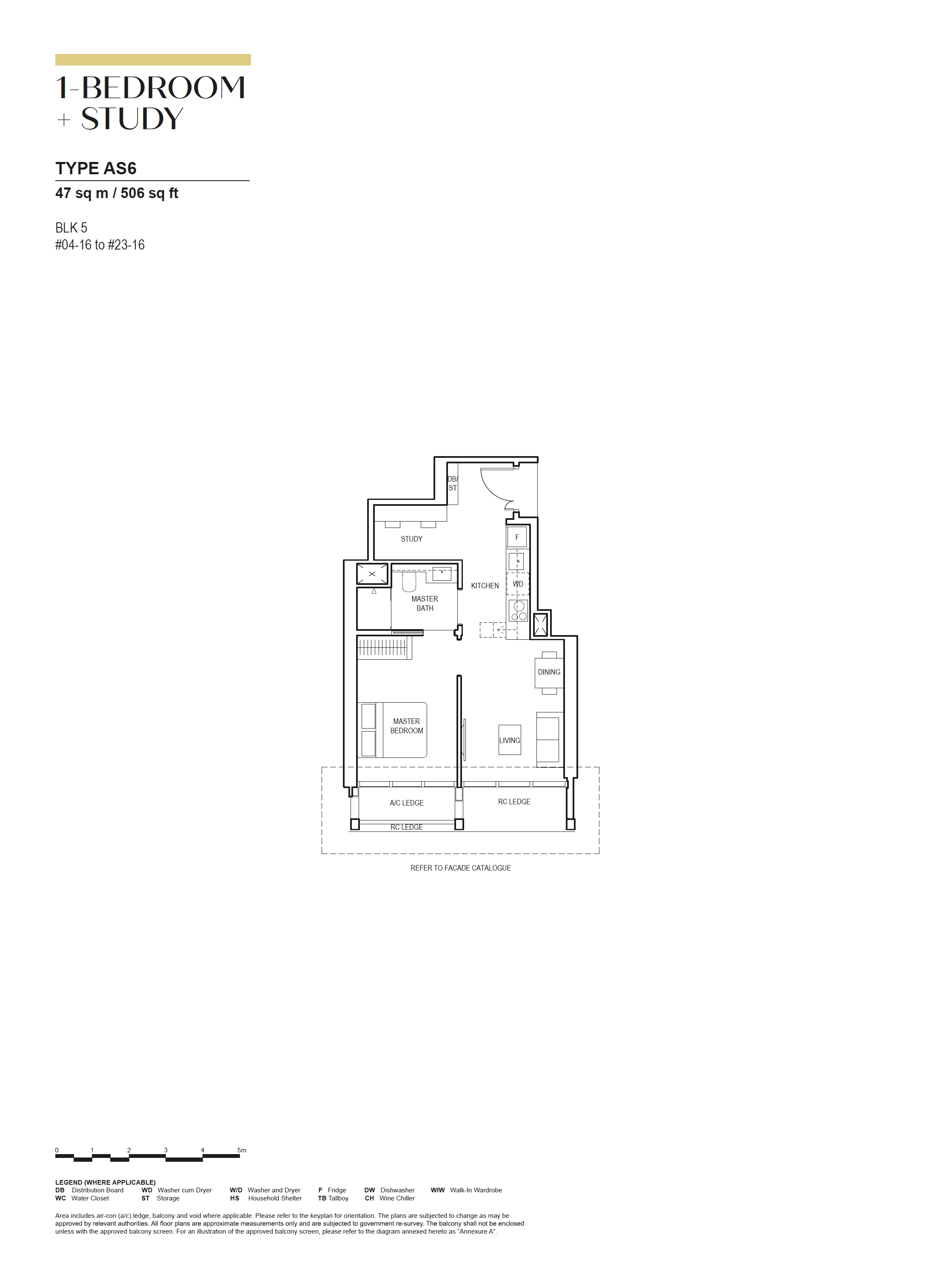 Canninghill Piers 1 Bedroom Floor Plan 19